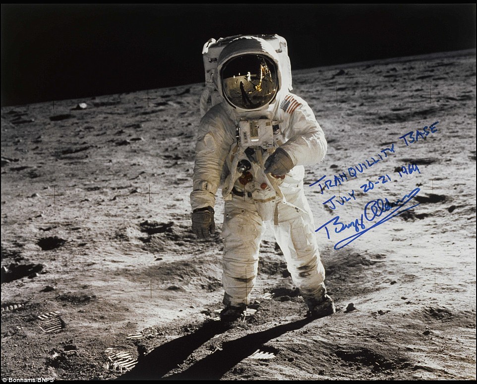 Buzz Aldrin on Moon